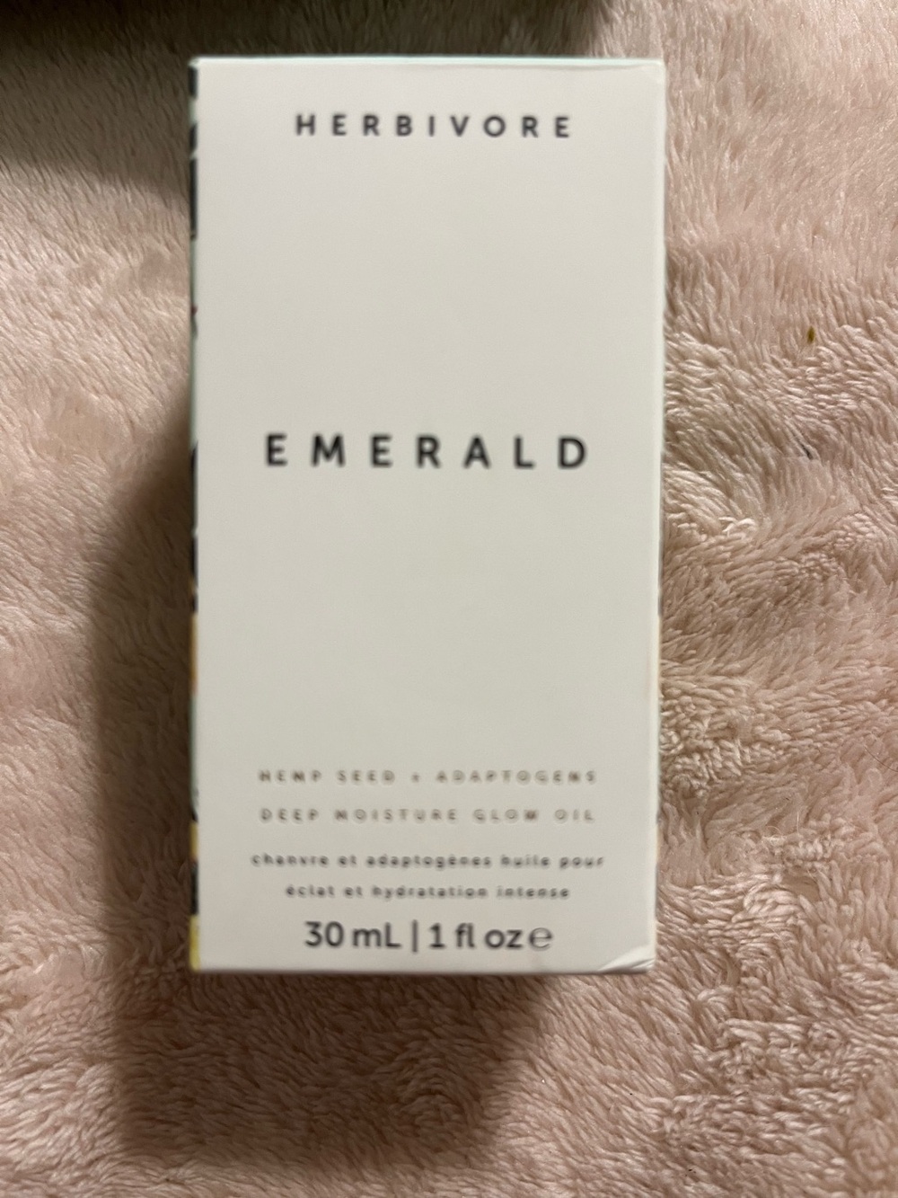 New Herbivore Emerald Deep Moisture Glow Oil - White Box